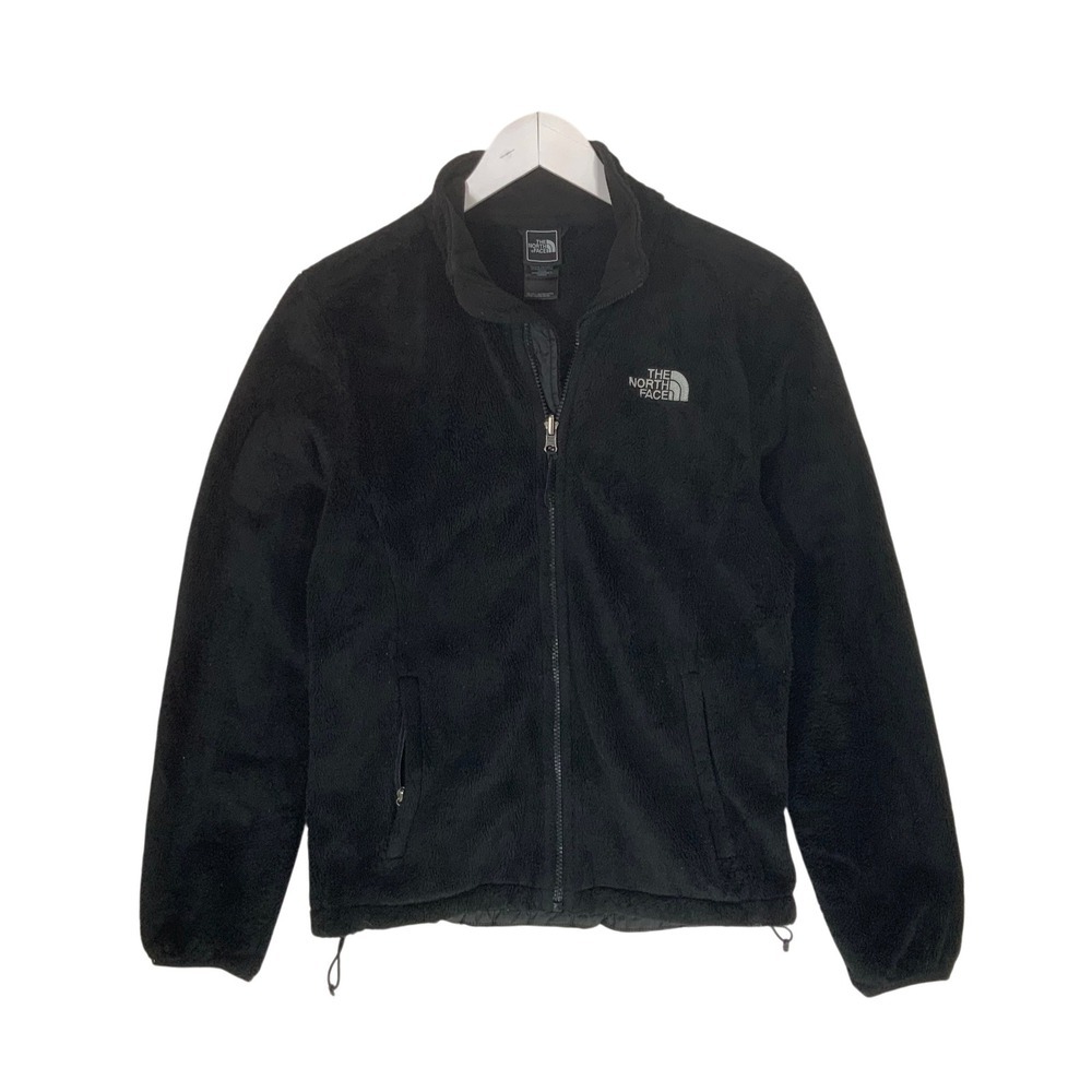 The North Face Womens Osito Full Zip Fleece Jacket Black Small Soft High Pile